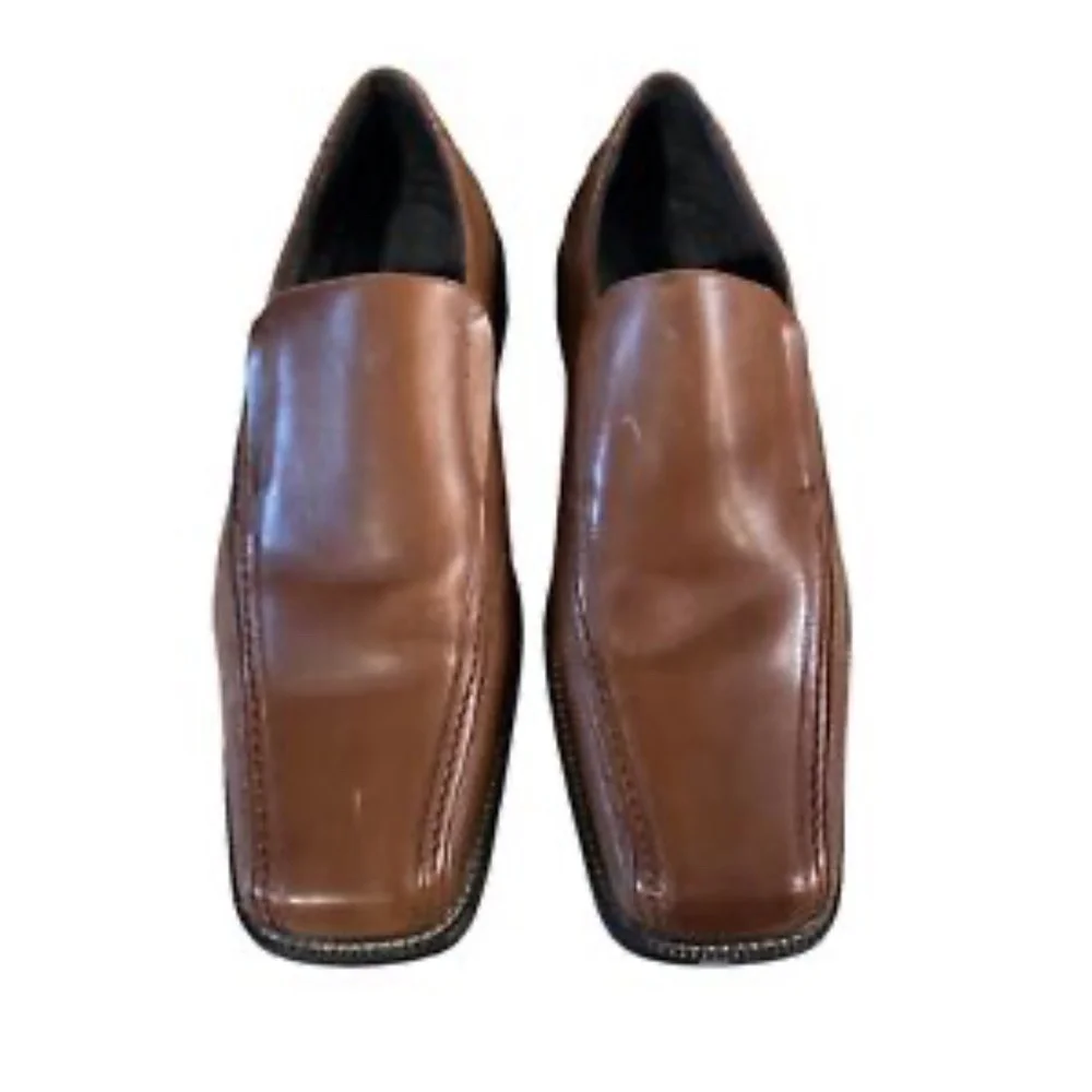 Stacy Adams Mens Shoes Size 13 Brown Slip On Leather‎ Loafers Casual Shoes